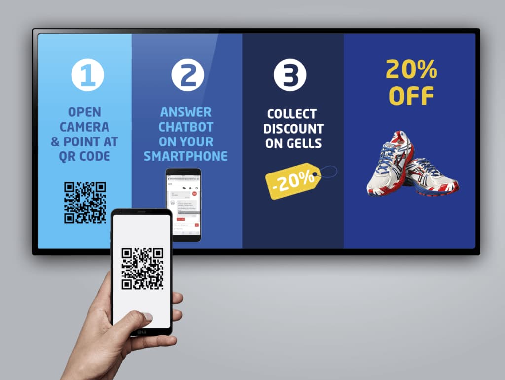 QR Code ในโฆษณา DOOH ออกแบบให้คนสแกน