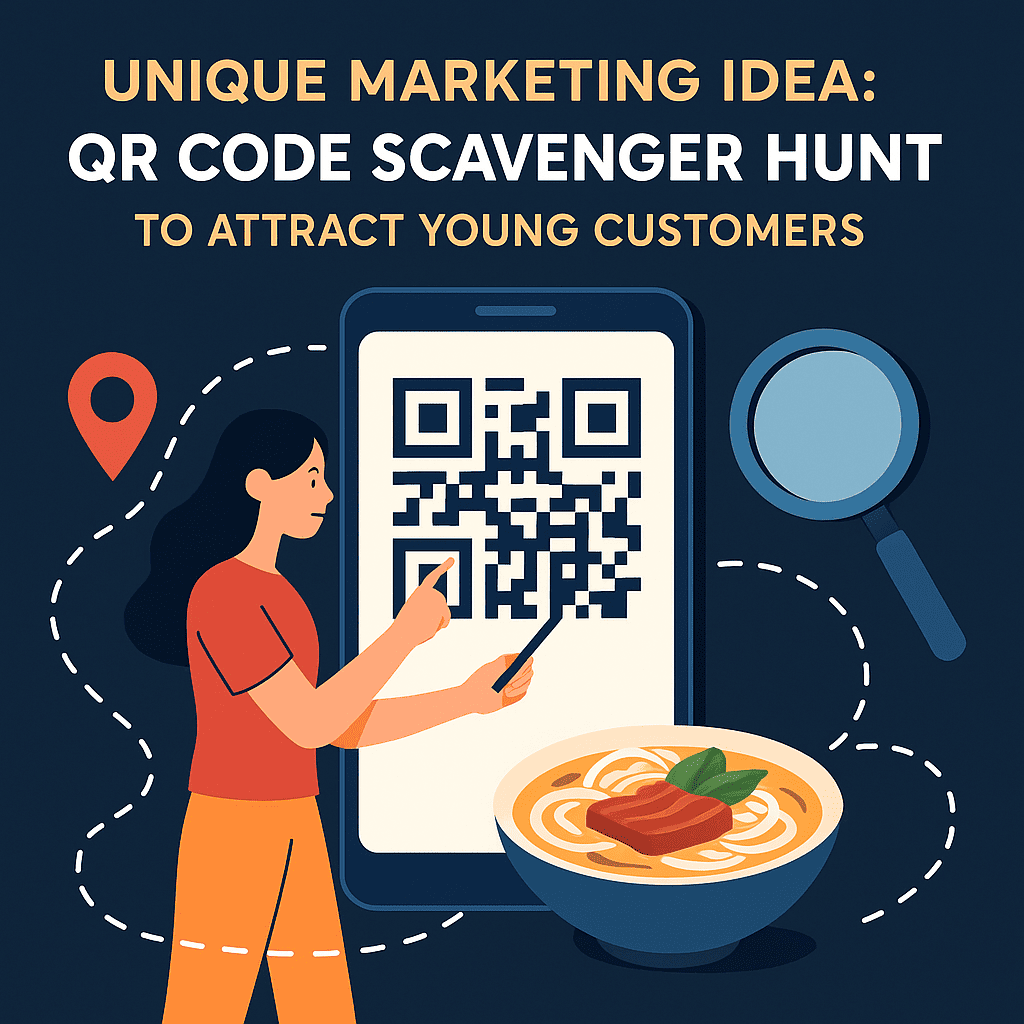 Ý Tưởng Marketing Độc Đáo: Chiến Dịch Săn Mã QR Code (Scavenger Hunt) Thu Hút Khách Hàng Trẻ