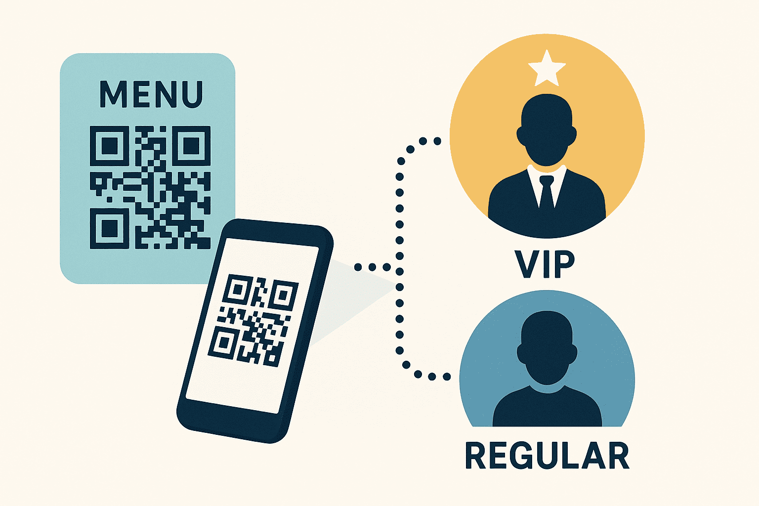 Tetamu VIP dan Pelanggan Walk-in: Segmentasi Pelanggan Menggunakan Data Imbasan QR Dinamik untuk Polisi Layanan yang Disesuaikan