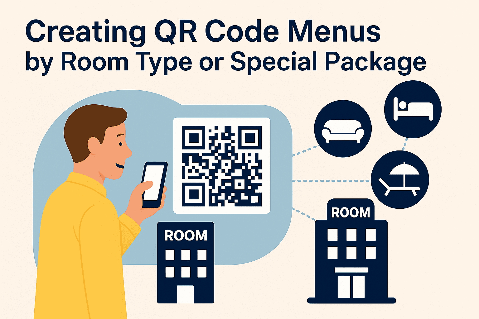 Create QR Code Menus for Each Room Type or Special Resort Package