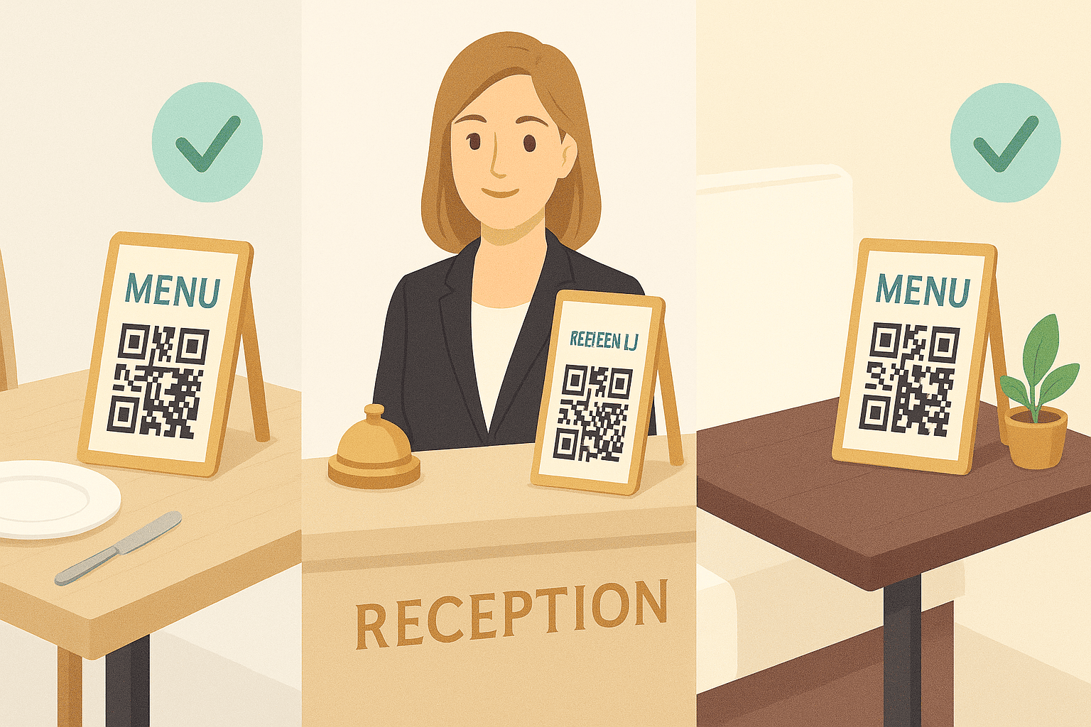 Prime Placement: Where Should You Position the QR Code Menu on Dining Tables and at Reception to Maximize Scan Rates?