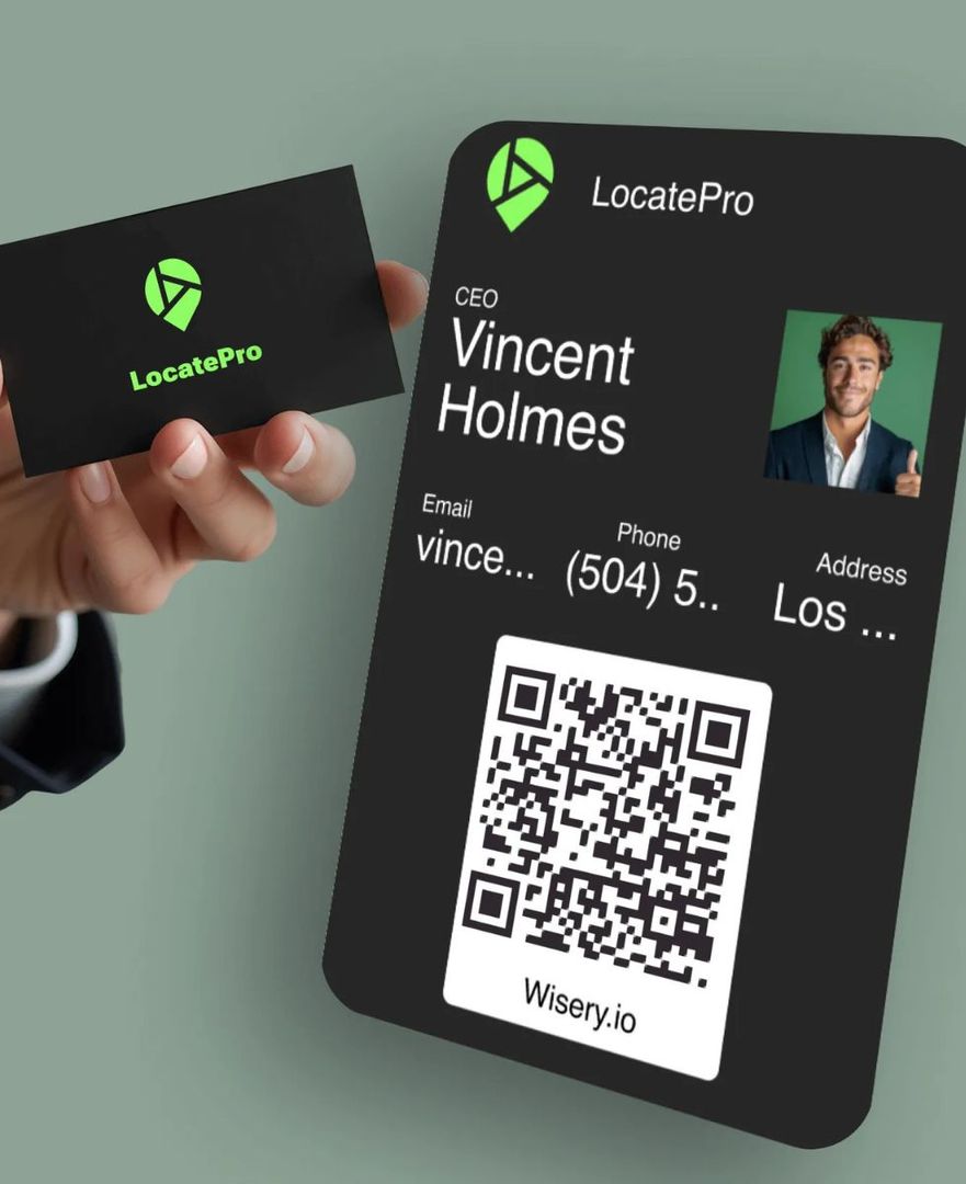 Display your business card QR code across printed stationery, email signatures, presentation decks, and mobile lock screens Display your business card QR code across printed stationery, email signatures, presentation decks, and mobile lock screens